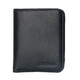 Goldlion Genuine Leather Wallet Men's Short Mini Simple Wallet Multifunctional Folding Soft Wallet Driver's License Card Holder Black