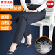 Jia'an middle-aged and elderly large size loose women's outer wear duck pants thickened warm cotton pants winter high-waisted duck pants for men and women women's black M recommended 90-105 Jin Jin equals 0.5 kg
