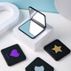 Bantang Jinse wholesale high-value makeup small mirror portable folding mirror mini diy makeup mirror love
