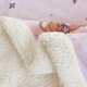 Fantasy A-type three-layer thickened plus plush blanket milk velvet office nap blanket kindergarten blanket autumn and winter blanket Huahuaxiong double-layer thickened high-gram weight milk velvet + lamb's velvet 150*200 single blanket A-type skin-friendly warm can be spread and covered