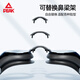 Peak swimming goggles waterproof anti-fog high-definition swimming goggles myopia men and women adult fashion frame swimming goggles flat black