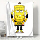 SpongeBob SquarePants national trend SpongeBob SquarePants series blankets, throw blankets, air-conditioning blankets, lunch blankets, camping blankets, multifunctional blankets, SpongeBob SquarePants-21 75cm*100cm cm