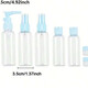 Beauty Tool Set Travel Cosmetic Dispensing Bottle Portable Washing Bag Set Press Spray Bottle Lotion Empty Bottle Travel Distribution Set-Candy Powder 1 Set 1 Piece
