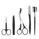 OTHER Women's Eyebrow Trimmer Safety Kit Beginner's Eyebrow Artifact Set of 5