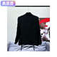 Aolinlin niche design chain black suit jacket men's ins trendy brand handsome street Korean style trendy casual top black M