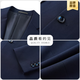 Playboy (PLAYBOY) high-end suit men's spring and autumn 2025 new middle-aged business casual marriage slim suit two-piece suit black + pants 4XL 195/108A recommended 190-205Jin Jin equals 0.5 kg