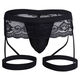 Universal fun 2025 new men's sm men's sexy underwear underwear thong men's date shirt one size black and red