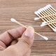 Pet beauty care ear-picking wooden swab cotton swab ear-picking double-ended cotton swab disposable cleaning cotton swab 100 pieces/pack 1 pack