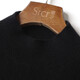 Shexi (Srcr) pure wool sweater half turtleneck sweater for women autumn and winter small lantern sleeve knitted bottoming shirt with top