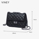Viney cowhide bag women's bag brand chain bag light luxury shoulder crossbody bag birthday Christmas gift for girls and girlfriends