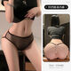 Sexy underwear open crotch thong women's sexy underwear flirting supplies 8344 bell chain decorated open crotch underwear