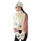 677888 gift box, hat, scarf, gloves, three-piece set, scarf, one-piece birthday gift for girls, cute in winter