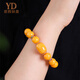 Italian fidelity natural Russian chicken oil yellow beeswax bracelets for women, presbyopic wax jujube beads, men's bracelets, presbyopic wax jujube beads bracelets 11mm