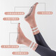 German yoga socks five-finger non-slip women's Pilates training indoor sports special fitness long tube split toe one-size-fits-all 1 pair purple