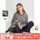 Qiushui Yiren Fashionable Simple Striped Top 2025 Spring New Commuting Style Contrast Color Ribbed Collar