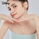 Disney Mermaid Series Fritillaria Necklace 925 Silver Clavicle Chain Light Luxury Niche Valentine's Day Birthday Gift
