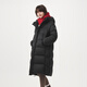 Tambor Autumn and Winter Cloud Puff Down Jacket Women's Long Thick Warm Hooded Warm Jacket TB5530838D Black XS (155)
