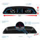 Escort electric vehicle HUD head-up display speedometer speedometer No. 9 head-up display speedometer is accurate and can be connected to the charging port of the electric vehicle mobile phone to draw electricity.