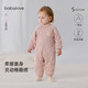 Babylove baby jumpsuit autumn and winter baby quilted warm clothes harem crawler clothes solid color thickened cotton jacket cotton clothes