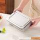 Baijie tiramisu box with lid crisper stainless steel mousse cake dessert packaging box baking mold tray fruit plate