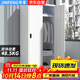 Jinfeng employee locker locker steel iron wardrobe dormitory changing wardrobe shoe cabinet thickened warm white two-door locker