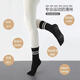 Sangxi five-toed socks yoga socks non-slip professional women's Pilates socks non-slip socks new yoga socks autumn and winter mid-tube light gray + dark gray five-toed style two pairs