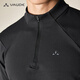 VAUDE autumn and winter new product polartec fleece long-sleeved warm T-shirt outdoor sports sweat-wicking breathable bottoming shirt for men VAUDE black L