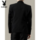 Playboy high-end handsome new Chinese tunic jacket men's spring and autumn 2025 new casual stand-up collar suit jacket black XL 122-133Jin Jin is equal to about 0.5 kg