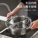 Baige Yuanyang Olla Olla Caliente de Acero Inoxidable Olla Especial Engrosada Gran Capacidad Cocina de inducción de Gas Shabu-Shabu Comercial para el hogar Colador de Sopa Universal Olla Yuanyang Engrosada - Adecuado para 2-4 Personas 30 cm