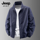 JEEP SPIRIT Jacket Men's Light Business Jacket Men's Casual Versatile Outerwear Men's 2499 Dark Gray XL