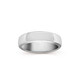 Van Cleef & Arpels & Arpel Toujours Men's Silver Platinum Beveled Edge Ring 48