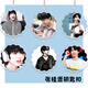 
Zhang Guiyuan's new peripheral double-sided transparent keychain school bag pendant to support students' gift customization KXPB16778 5CM