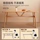 Quanpinwu dining table and chair combination home dining table small apartment simple apartment fast food rental commercial rectangular computer table walnut color 120cm wide 80CM one table and four chairs