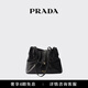 PRADA/Prada celebrity style women's Prada Dada small Nappa sheepskin handbag black
