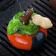 Good persimmon peanut color-changing tea pet can raise high-end tea table ornaments 2025 new tea play tea table decoration Kung Fu tea set Good persimmon peanut-turning red