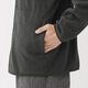 MUJI Men's Fleece Collarless Cardigan Men's Jacket Fall 25 Men's Top AB1P8A5A Charcoal Gray L (175/100A)
