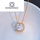 ROYALPRINCESSakoya seawater pearl pendant 758MM heavenly moon women's pendant 18K gold akoya without chain 7 points 58mm