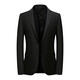 ARMANI EXCHANGE Armani light luxury suit men's slim jacket business casual formal suit single suit groom wedding suit men's suit gam-C87881 solid color single button small suit navy S (weight 120Jin Jin equals 0.5kg and below)