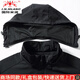 International Milan high-end light luxury spring and autumn large size men's sports jacket fat man removable hood coat men's thin breathable top black gift box 2XL International Milan high-end light luxury spring and autumn large size men's sports jacket fat man removable hood coat men's thin breathable top black gift box 2XL