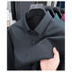 CEO Yageo Men's Cashmere Long Sleeve Shirt High-end Business Casual Daddy's New Wrinkle Anti-Wrinkle Shirt Style Six G15833 Clam Blue S 165/88A