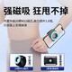 Wrist mobile phone holder for driving, magnetic wrist strap holder for outdoor cycling, food delivery, rotating live broadcast fitness, strong magnetic suction for mobile phones, universal wrist and arm model 2-in-1, anti-lost lock, universal long and short straps for mobile phones