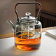 Gaoming teapot large-capacity teapot thickened high temperature resistant high borosilicate glass boiling teapot electric ceramic stove boiling kettle Mobing kettle 2200ml