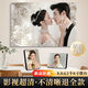Fantasy photo frame table custom-made with washed photos made into crystal wedding photos for wall hanging wedding photo printing and photo album upgraded anti-fall edged raffia white horizontal and vertical loss-making 8-inch table 15*20cm