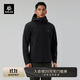 KAILAS soft shell jacket for men with velvet, warm, breathable and elastic outdoor windproof and wear-resistant hooded hiking jacket