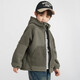 Duojia boys' fleece jacket winter children's one-piece fleece silhouette casual jacket medium and large children's composite splicing polar fleece top