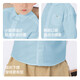 Balabala children's clothing children's boys long-sleeved shirt pure cotton children's top spring college fashion versatile shirt blue tone 00488 100