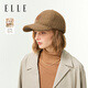 ELLE Wool Baseball Cap Women's Autumn and Winter Outdoor Warm Fashion Versatile Duck Hat Shows Small Face