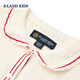 E·LAND KIDS【100%棉】童装女童套装25秋冬新品针织开衫半身裙 Ivory象牙白/39 110