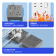 Exposed fast charging socket 1 open multi-hole converter type 86 one-turn multi-expansion plug-in extension USB with type-c standard model concealed three-port Type-c+USBA