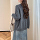 TonLion 2025 Autumn and Winter Casual Simple Style Zipper Cardigan Sweater for Women